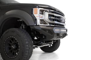 Ford Super Duty Front Bumper - Addictive Desert Designs - Stealth Fighter - Hammer Black - `20-`27 Ford Super Duty Front Bumper - Addictive Desert Designs - Stealth Fighter - Hammer Black - `20-`27